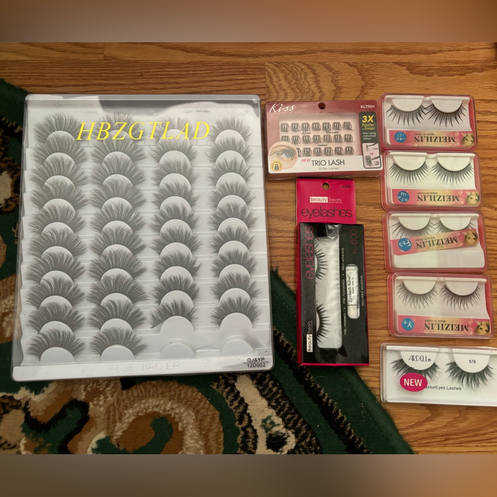 Lot of eyelashes